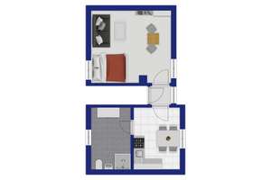 Gemütliches 1-Zimmer-Apartment mit Gartenblick in begehrter Mosellage – Die vollständige Adresse der Immobilie erhältst du vom Anbieter., 56070 Lützel, Koblenz – Vorschaubild 6