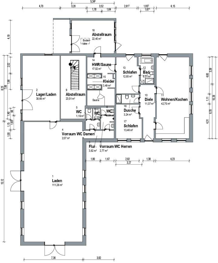 Grundriss Erdgeschoss