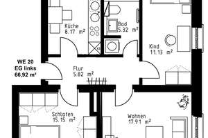 Renditestarke Kapitalanlage: Sanierte 3-Raumwohnung mit Balkon im Leipziger Norden – Essener Straße 95, 4357 Mockau-Nord, Leipzig – Vorschaubild 11