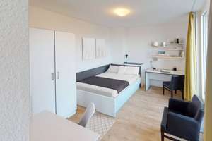 ** Vollmöbliertes 2-Zimmer-Apartment mit moderner EINBAUKÜCHE und französischem BALKON ** – Täubchenweg 53, 4317 Reudnitz-Thonberg, Leipzig – Vorschaubild 4