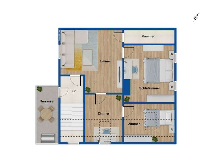 Grundriss Obergeschoss