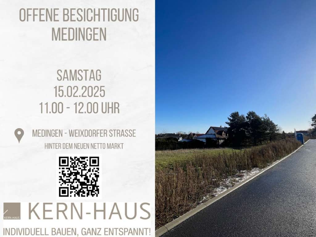 Offene Besichtigung des Baugebietes, Samstag 15.02 11-12 Uhr