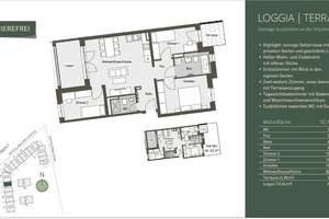 Erstbezug Darmstadt-Mitte: 4-Zimmer-Wohnung mit Garten, Loggia und EBK – Donnersbergring 4, 64295 Mitte, Darmstadt – Vorschaubild 9