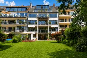 Außergewöhnliche Duplexwohnung mit Privatgarten und Parkzugang im Herzen des Zooviertels