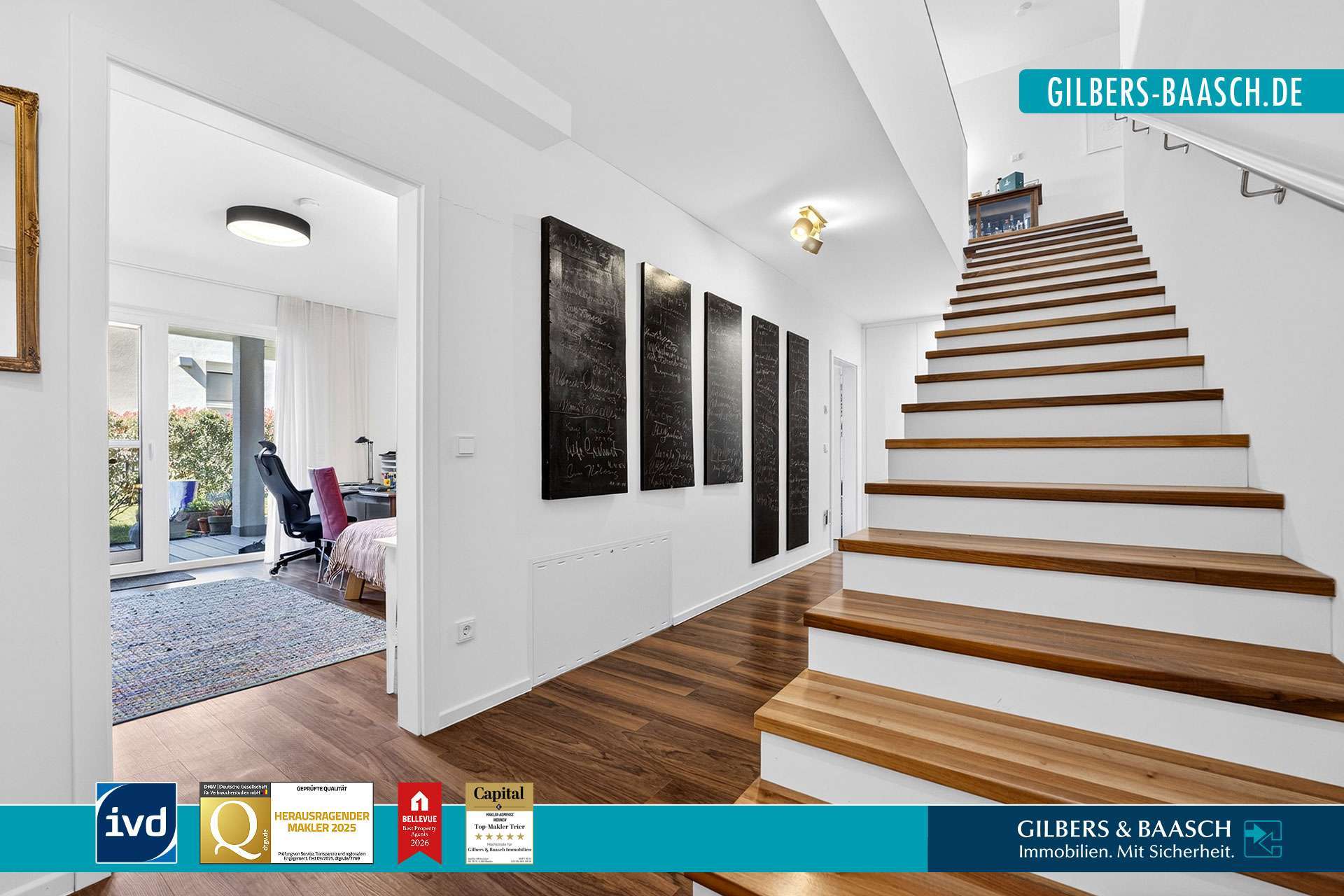 Trier-Feyen: Wohnen wie im eigenen Haus - moderne Duplex-ETW mit Terrasse, Garten & Sauna, Trier – Bild 1