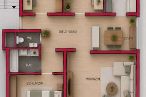 Modernisierte 4,5 Zimmer Wohnung mit Balkon, EBK und TG-Box in begehrter Wohnlage von Sindelfingen – Die vollständige Adresse der Immobilie erhältst du vom Anbieter., 71065 Sindelfingen – Vorschaubild 11