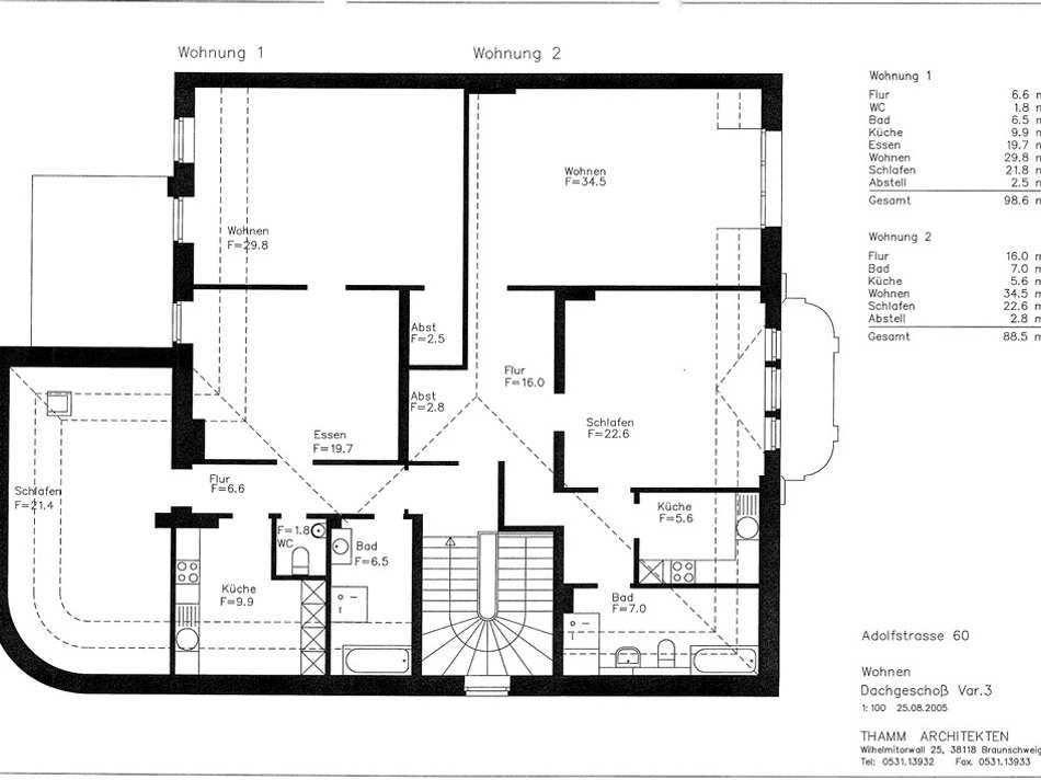 Grundriss Wohnung 1