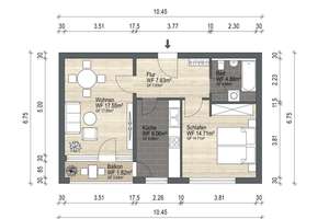 +++ Charmante 2-Zimmer-Wohnung mit Balkon und Stellplatz in modernisierter Wohnanlage +++ – Die vollständige Adresse der Immobilie erhältst du vom Anbieter., 4229 Plagwitz, Leipzig – Vorschaubild 14