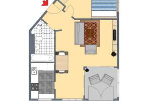 +++ gemütlich & bequem - an einen Nichtraucher-Single - inklusive EBK - TG-Stellplatz optional +++ – Roter Stich 139, 70376 Burgholzhof, Stuttgart – Vorschaubild 16