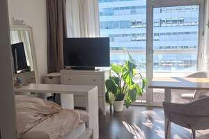 Möbliertes Apartment belg. Viertel mit grossem Balkon am Grüngürtel