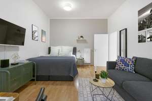 Liebevoll eingerichtet 1 Zimmerwohnung mit idyllischer Terrasse – Die vollständige Adresse der Immobilie erhältst du vom Anbieter., 10437 Prenzlauer Berg, Berlin – Vorschaubild 2