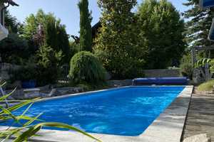Sommer, Sonne, Pool - Freistehendes EFH mit Urlaubsfeeling im eigenen Garten – Am Kirchberg 5, 79588 Lörrach (Kreis) – Vorschaubild 1