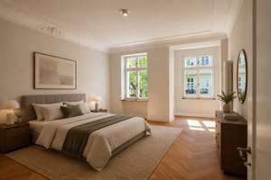 Traumhafte 4-Zimmer-Altbauwohnung mit kleinem Balkon am Schustehrusspark! RENOVIERT & BEZUGSFREI! – Schustehrusstraße 28, 10585 Charlottenburg, Berlin – Vorschaubild 7