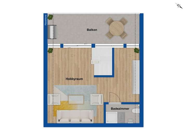 Grundriss Dachgeschoss