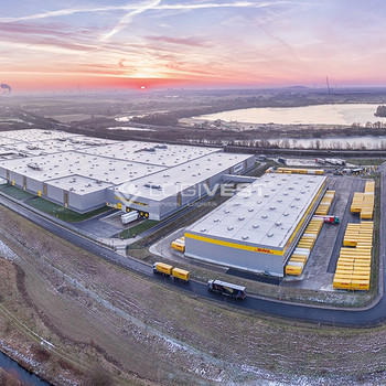 Projektierter Neubau einer Lager- und Logistikhalle nach Mieterwunsch