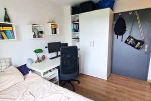 Exklusiv für Studierende: Möbliertes Apartment mit eigener Dachterrasse in Top-Studentenwohnheim – Frankfurt am Main – Vorschaubild 9