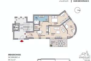Zentral und ruhig, Sie können in Kürze einziehen. 3-ZKB Erdgeschosswohnung mit Terrasse  – Elser Kirchstraße 10a, 33106 Elsen, Paderborn – Vorschaubild 4