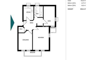 ***Bezugsfreie 3-Zimmer Wohnung zur Miete! Hanglage mit Blick in die Natur*** – Die vollständige Adresse der Immobilie erhältst du vom Anbieter., 93138 Lappersdorf – Vorschaubild 13