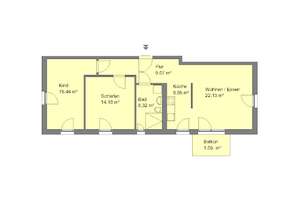 Schöne 3 Zimmerwohnung im grünen Langwasser – Reinerzer Str. 54a, 90473 Langwasser Südost, Nürnberg – Vorschaubild 5