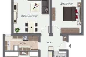 Kapitalanlage in Leverkusen-Schlebusch: Vermietete 3-Zimmer-Wohnung mit Tiefgaragenstellplatz – 51375 Schlebusch, Leverkusen – Vorschaubild 10