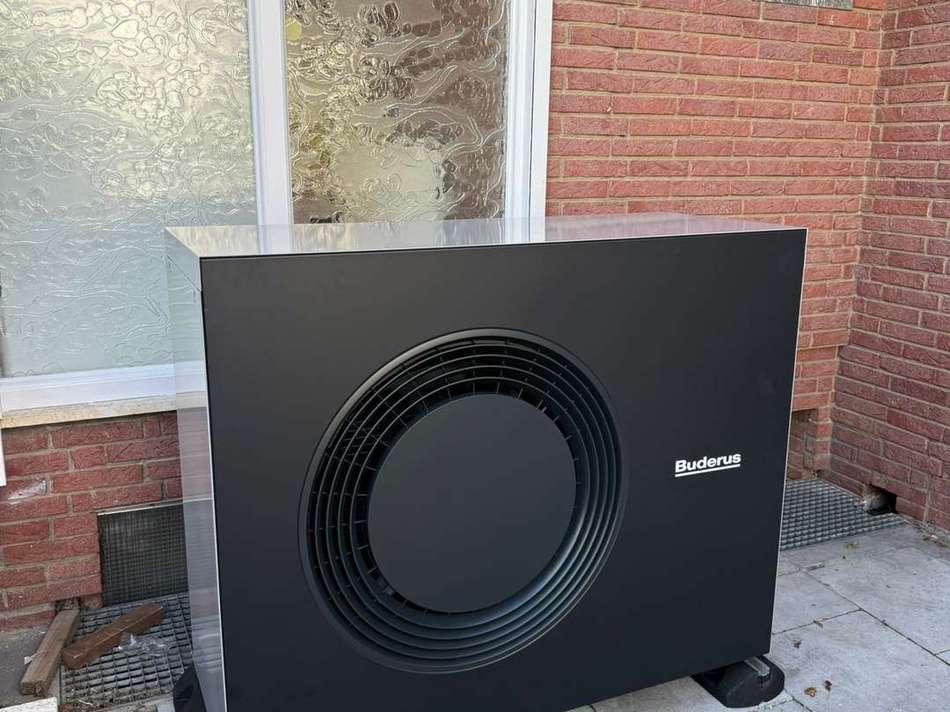 Luftwärmepumpe-Zentralheizung