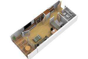 Möbliertes 1-Zimmer Apartment in Schwabing mit Alpenblick – Leopoldstraße 206, 80804 Neufreimann, München – Vorschaubild 5