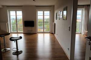 100qm Dachterasse mit Blick über Dresden / 3-Zimmer-Maisonette-Wohnung mit Balkon und EBK – Hepkestraße 115b, 1277 Striesen-Ost, Dresden – Vorschaubild 4