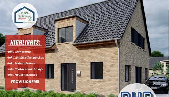 Bild von Vor den Toren Oldenburgs: Neubau - Doppelhaushälfte - bezugsfertig