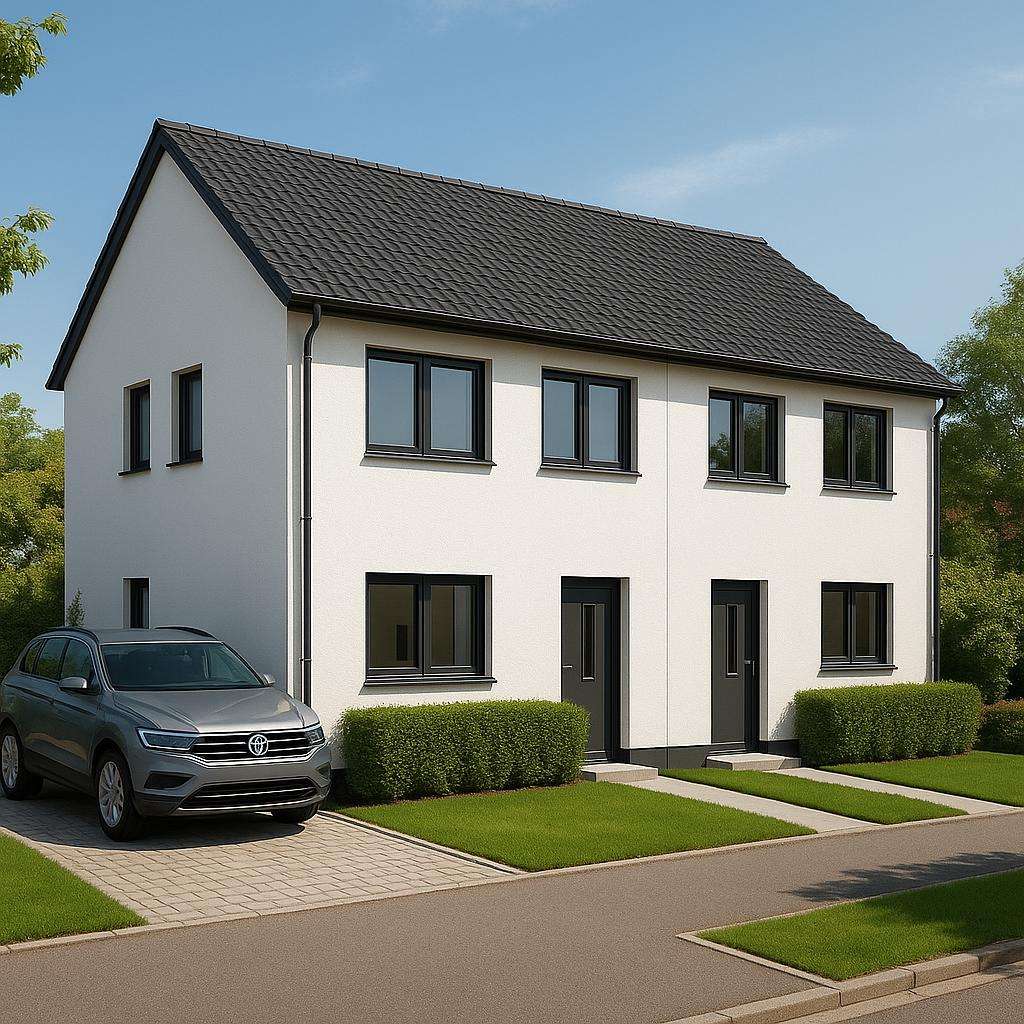 exklusive Neubau Doppelhaushälfte in Boelerheide mit 4 Zimmern