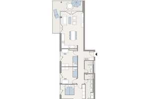 Wohnkomfort an Rheinpromenade: 4-Zimmer-Wohnung im Industriechic – An den Rheinwiesen 8-16, 55120 Neustadt, Mainz – Vorschaubild 2