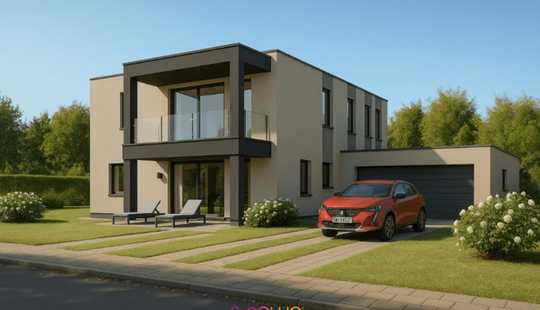 Bild von Ein Haus, das beeindruckt – Stilvoller Neubau mit Pool, Galerie & Gartenparadies