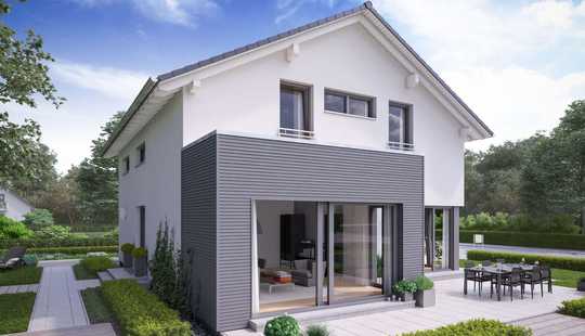 Bild von Traumhaus mit Grundstück und wer will, der packt mit an und spart viel Geld.