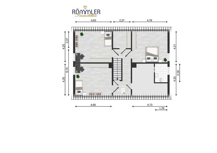Grundriss Dachgeschoss