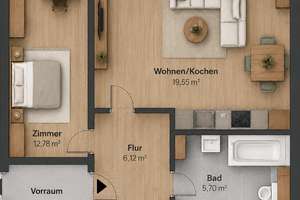 +++ Historischer Charme trifft modernen Wohnkomfort – 2-Zimmer-Wohnung in Dresden +++ – Die vollständige Adresse der Immobilie erhältst du vom Anbieter., 1187 Naußlitz, Dresden – Vorschaubild 14