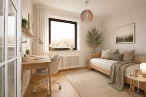 Großzügig wohnen zu zweit – 111 m² Endetage mit sonnigen Räumen, Dachterrasse mit Freiblick sowie TG – Die vollständige Adresse der Immobilie erhältst du vom Anbieter., 22359 Volksdorf, Hamburg – Vorschaubild 12