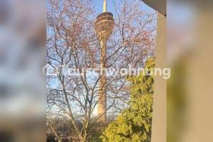 Tauschwohnung: Zentrale 2-Zimmer-Wohnung mit Balkon und Rheinturm-Blick – Die vollständige Adresse der Immobilie erhältst du vom Anbieter., 40219 Unterbilk, Düsseldorf – Vorschaubild 1