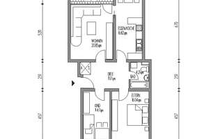 3-Zimmer-Wohnung in ruhiger City-Lage! Aufzug / Balkon / Tiefgarage – Eylertstraße 7, 59065 Mitte, Hamm – Vorschaubild 5