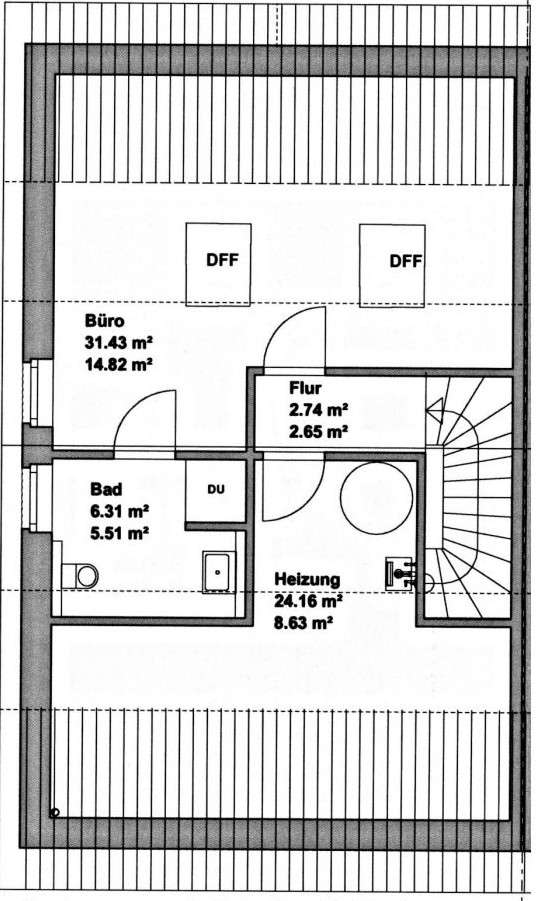 Grundriss Dachgeschoss