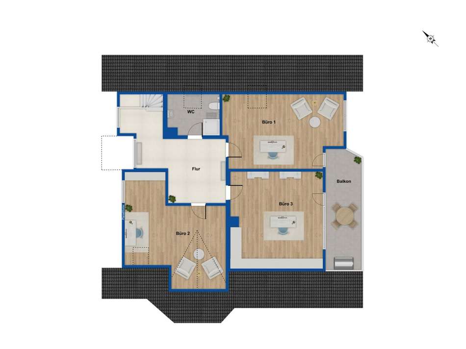 Grundriss Obergeschoss
