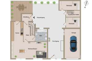 Bennewitz: 6 Zimmer | 2017 kernsaniert | PV-Anlage | Garage | Werkstatt – Die vollständige Adresse der Immobilie erhältst du vom Anbieter., 4828 Bennewitz – Vorschaubild 15