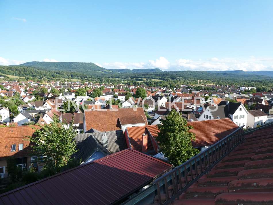 Ausblick aus dem Apartment ...