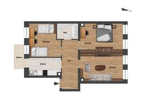 Stadtleben mit Rückzugsort: 3 Zimmer, Balkon, Parkett und begrünte Innenhöfe in Leipzig-Reudnitz – 4317 Reudnitz-Thonberg, Leipzig – Vorschaubild 25