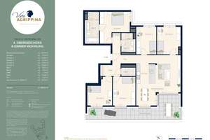 Viva Agrippina: Exklusive 6-Zimmer-Wohnung mit Dachterrasse im 4. OG – Riehler Straße 88, 50668 Neustadt/Nord, Köln – Vorschaubild 2