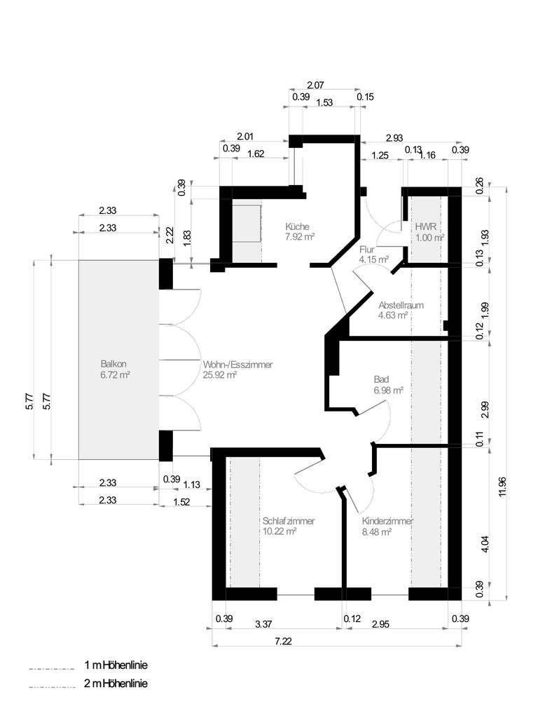 Immobilie in Rülzheim - Attraktive moderne Wohnung mit großem Balkon - in ruhiger Lage - Bild 2