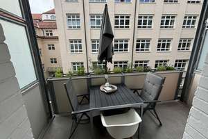 TOP Vollmöblierte 2-Zi. Altbau-Wohnung mit Balkon (Abschlag für Möbel) – Gutenbergstrasse 90-110, 70197 Rotebühl, Stuttgart – Vorschaubild 2