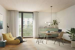 Exklusive 2-Zimmer-Wohnung im Neubau mit zusätzlichem Büro und Balkon – Die vollständige Adresse der Immobilie erhältst du vom Anbieter., 74076 Heilbronn, Heilbronn – Vorschaubild 1