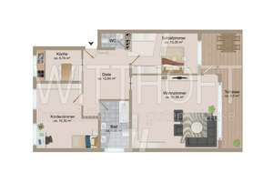 Großzügige Parterrewohnung mit imposanter Terrasse! – Die vollständige Adresse der Immobilie erhältst du vom Anbieter., 22391 Wellingsbüttel, Hamburg – Vorschaubild 2