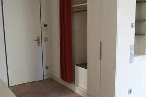 SAM - OLYMPIA TOWER: Modernes Apartment im Erdgeschoss exklusiv möbliert – Helene-Mayer-Ring 4, 80809 Am Riesenfeld, München – Vorschaubild 2