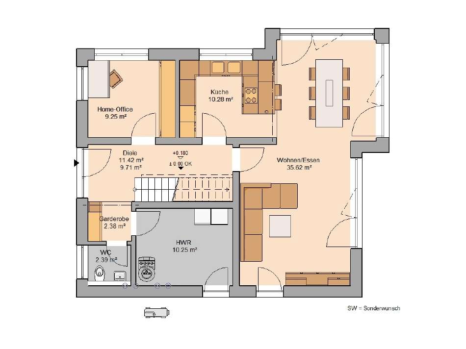 Grundriss Erdgeschoss