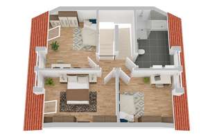 Kernsanierte Maisonette-Wohnung aus 2025 - Familientraum im Grünen! – 48159 Sprakel, Münster – Vorschaubild 16